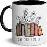 Book Gifts for Book Lovers Book Lovers Mug Bookish Gifts Librarian Mug Book Lovers Gifts Floral Book Mug,Reading Mug,Flower Book Mug,Book Lover Mug,Teacher Gift for Her Women Men Gifts Coffee Mug