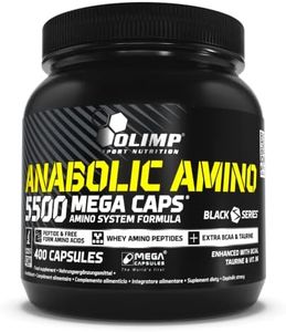 Olimp- Anabolic Amino 5500 Mega Caps (400 capsules). Complément alimentaire de haute qualité contenant une grande quantité des acides aminés et des protéines les plus importants