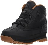 Timberland Baby-Boy's Euro Hiker Shell Toe Fashion Boot, Black Full Grain, 5.5 Big Kid