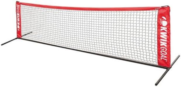 Kwik Goal All-Surface Soccer Tennis Net with Stand, 2-Feet 8-Inch H x 10-Feet W