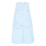 HALO 100% Cotton SleepSack Swaddle, Baby Blue, Small