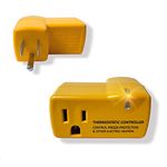 MAXKOSKO 1 Pcs Freeze Thermostatically Controlled Outlet，Automatically Turn On Below 38 °F and Off Over 50 °F