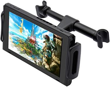 Car Headrest Mount for Nintendo SwitchAdjustable Car Holder for Nintendo Switch/iPhone/iPad/Amazon Kindle Fire and Other Devices (4-11)