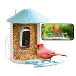 NETVUE by Birdfy Smart Bird Feeder with Camera: Auto Capture Bird Videos and Notify, Permanently Collect Fun Clips, Bird Feeder Outdoor, Bird House with Camera, Mangeoire Oiseaux Exterieur