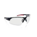 Sellstrom S72302 XP450 Safety Glasses - Indoor/Outdoor, Hard Coat, Black/RED