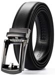 CHAOREN Ratchet Belts for Men - Belt Men Leather 1 1/4" for Mens Dress - Micro Adjustable Ratchet Belt Fit Everywhere Black