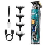 VGR Beard Trimmer for Men Rechargeable Cordless Hair Clippers - IPX7 Waterproof - 180 Min Battery - Precision Ceramic Blades - Facial Electric Shaver Grooming Kit for Stubble, Sideburns, Bald Head