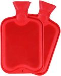 Hot water Bottle Bag Rubber for Pain Relief Hot Therapy Relieve Pain and Cramp (2L, 2, count)