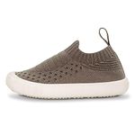 Jan & Jul Kids Boys Girls Slip-on Shoes, Easy-on Washable Sneakers (Earthy Taupe, US Size 11)