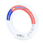 Triple Fish 15 lb Test Fluorocarbon Leader Fishing Line, Clear, 0.35 mm/25 yd