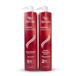 I Belli Capelli Ravenna Professional Keratin, Cirugia Capilar Para el Cabello- Smoothing System for a Long Lasting effect -Blowout Straightener System- 2x1L/33.8 oz