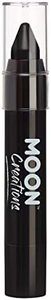 Face Paint Stick / Body Crayon makeup for the Face & Body by Moon Creations - 3.5g - Black