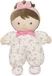 Little Me Plush Baby Doll with Rattle, Jackie (Pink Vintage Rose, 9 inch)