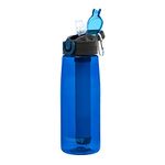 Portable Water Filter Bottle - Emergency Water Filtered Bottle with 2-Stage Integrated Filter Straw, Personal Water Filter for Hiking, Camping, Travel, and Emergency Preparedness