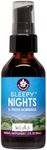 WishGarden Herbs Sleepy Nights for Kids - All-Natural Herbal Sleep Aid Tincture Without Melatonin, Organic Sleep Supplement with Passionflower & Scullcap, Supports Safe and Restful Deep Sleep, 2oz