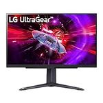 LG UltraGear Gaming Monitor 27GR75Q, 27 inch, 1440p, 165Hz, 1ms GtG, IPS Display, HDR 10, NVIDIA G-Sync & AMD FreeSync compatible, Smart Energy Saving, Displayport, HDMI