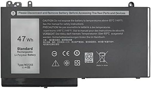 7XINbox 11.4V 47Wh NGGX5 JY8D6 954DF 0JY8D6 451-BBUM RDRH9 Replacement Laptop Battery for DELL Latitude E5270 E5470 E5570 E5550 M3510 Series Tablet