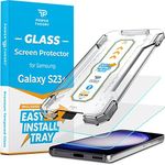 Power Theory Designed for Samsung Galaxy S23 Plus 5G Screen Protector Tempered Glass [9H Hardness], Easy Install Kit, 99% HD Bubble Free Clear, Case Friendly, Anti-Scratch, 2 Pack