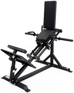 Body Iron Compact Leg Press & Calf Raise Machine - Heavy-Duty Steel Frame, Adjustable Resistance, Ergonomic Design, Space-Saving Home Gym Equipment, Ideal for Lower Body Workouts