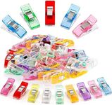 150 Pcs Premium Plastic Clips with Box, Sewing Notions for Sewing Quilting Supplies Crafting Tools, Assorted Colors for Craft