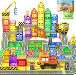 102 PCS Magnetic Tiles with 2 Cars 