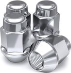 White Knight 1707S-4 12mm x 1.50 Thread Size Chrome Bulge Acorn Lug Nut, 4-Pack