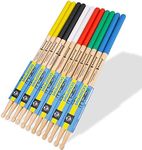 6 Pairs Drum Sticks 5A Non-slip Map