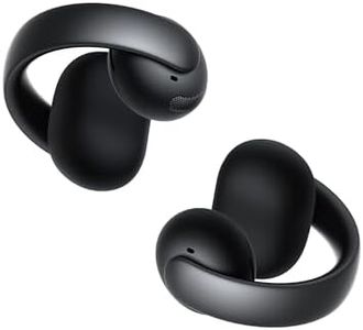 Soundcore AeroClip by Anker, Open-Ear Earbuds, Clip-On Headphones, Adaptive Comfort, Clear Calls with 4 Mics and AI, Stable Fit, 12mm Drivers for Powerful Bass, Hi-Res, Open-Ring Design