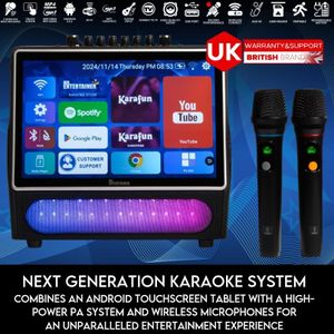Mr Entertainer Maestro Karaoke Machine – Portable Music System