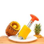IMUSA Stainless Steel Pineapple Corer with Orange Handle