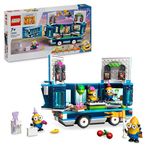 LEGO Despicable Me Minions’ Music Party Bus, Creative Building Toy for 7 Plus Year Old Kids, Boys & Girls, Includes Gus, Mel, Dave and Phil Figures, Creative Birthday Gift Idea 75581