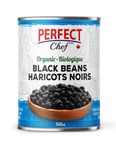 Perfect Chef Organic Black Beans (12-Pack), 12 x 540ml