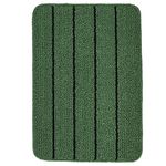 Saral Home Easy Living Polypropylene Striped Anti Skid Bathmat (Green, 45X60 CM, Rectangular)