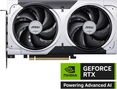 MSI GeForce RTX 5060 Ti Graphics Card, 8GB GDDR7, Dual-Fan PCIe 5.0