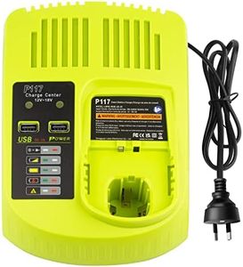 ARyee P117 Battery Charger for Ryobi 12-18V One+ NiCd/NiMh/Li-ion Battey P100 P102 P108 P104 12V-18V Ni-cad Ni-Mh Battery