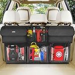 Oasser Back Seat Trunk Organizer Car Organizer Storage Hanging Cargo Storage Bag for SUV Truck MPV VAN with 6 Large Pockets 3 Adjustable Straps E6