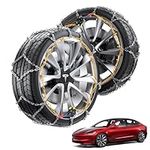 Tesla Model Y Snow Chains, Auto-loc