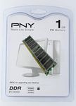 PNY Optima 1GB DDR 400 MHz PC3200 Desktop DIMM Memory Module MD1024SD1-400