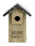 Nature's Way Bird Products 066572 Wwgh3 Galvanized Weathered Cedar Bluebird House