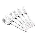 Leendines 12 Pieces Table Forks, Stainless Steel Dinner Forks