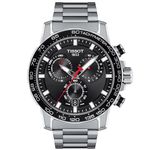 Tissot Mens Supersport Chrono Stainless Steel Casual Watch Grey T1256171105100