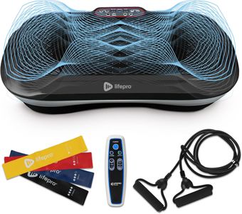 LifePro Vibration Plate – Whole Body Exercise Machine, Black