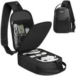 PEKREWS Air 3S Case, Portable Drone Bag Compatible with DJI Air 3, Travel Drone Backpack for DJI RC 2/N3/N2 Remote Controller, Sturdy Waterproof RC 2 Carrying Case for Fly More Combo Accessories