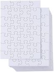 Juvale 48 Sheets Blank Puzzles to Draw On Bulk – 6x8 inch Make Your Own Jigsaw Puzzle for Kids Crafts Projects (28 Pieces Each)