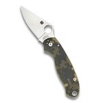 Spyderco Para 3 Camo 7.24" Signature Knife with 2.95" Stainless Steel Blade and Durable G-10 Handle - PlainEdge Serration - C223GPCMO