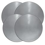 RANGE KLEEN RKN5504, Stainless Steel Round Burner Kovers, 4-Pack
