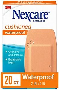 Nexcare Waterproof Cushioned Bandages, Knee & Elbow, 2 x 4 in, 20 Count