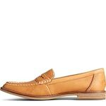 Sperry Women's Seaport Penny Loafer, New Tan, 4 UK