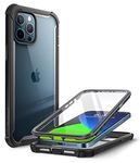 i-Blason Ares Dual Layer Rugged Clear Bumper Case for 6.7-Inch iPhone 12 Pro Max (2020), Black