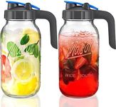 2 Pack 64 oz Sun Tea Pitcher, Half 